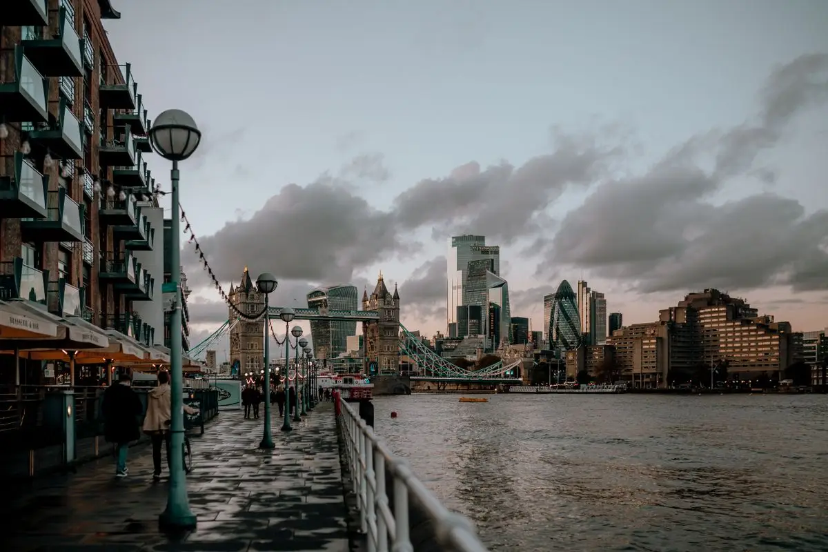 The Thames and the City skyline